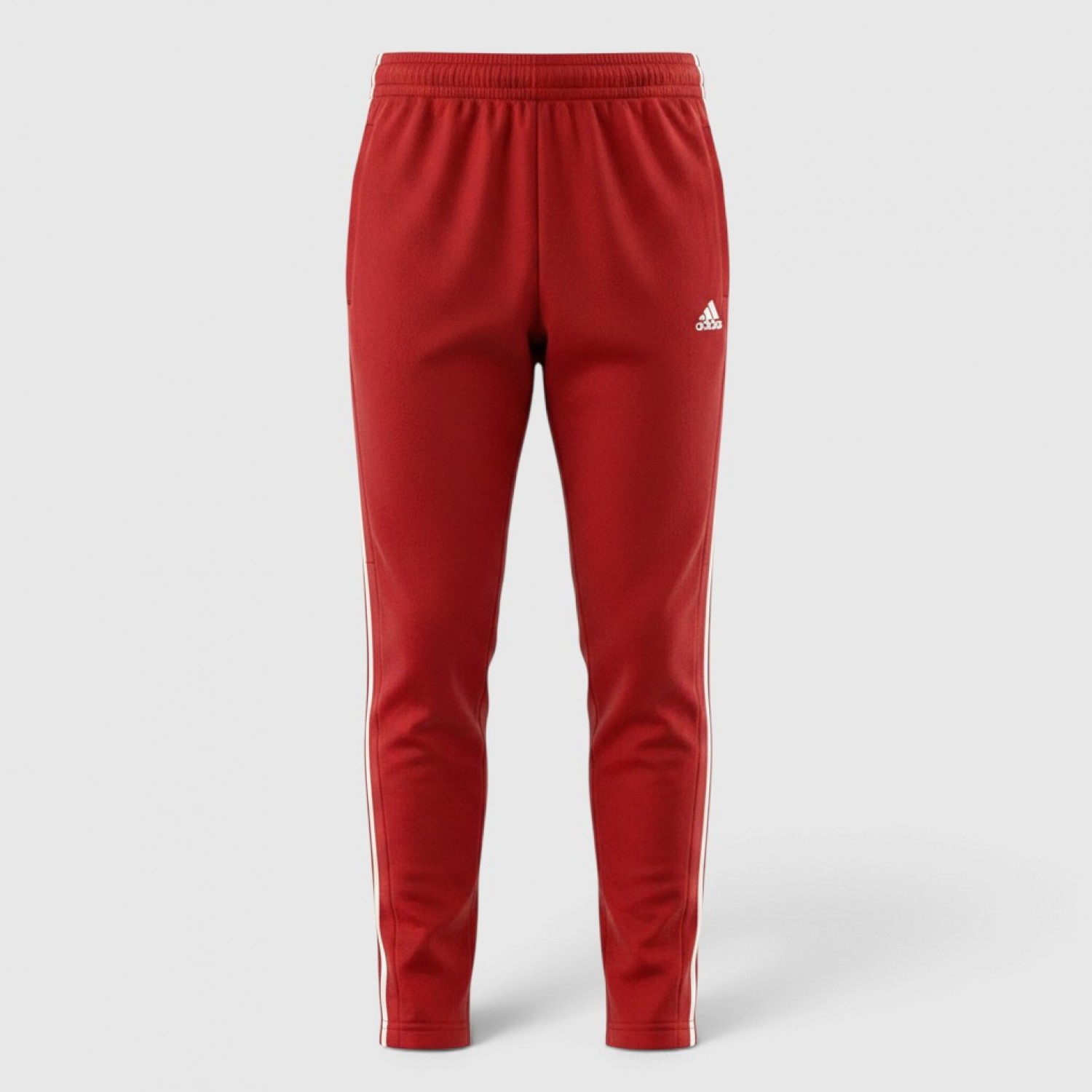 Adidas Γυναικείο Track Παντελόνι Κόκκινο με Λευκές Ρίγες / Pre-Owned